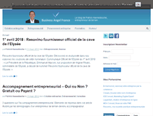 Tablet Screenshot of business-angel-france.com